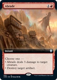 Abrade (Extended Art) [Commander Legends] | Exor Games New Glasgow