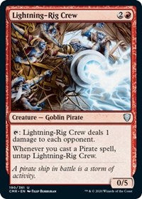 Lightning-Rig Crew [Commander Legends] | Exor Games New Glasgow