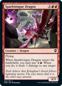 Sparktongue Dragon [Commander Legends] | Exor Games New Glasgow