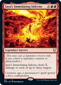 Jaya's Immolating Inferno [Commander Legends] | Exor Games New Glasgow