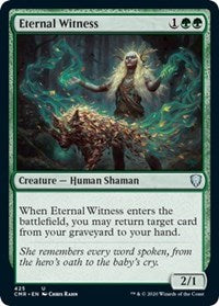 Eternal Witness [Commander Legends] | Exor Games New Glasgow