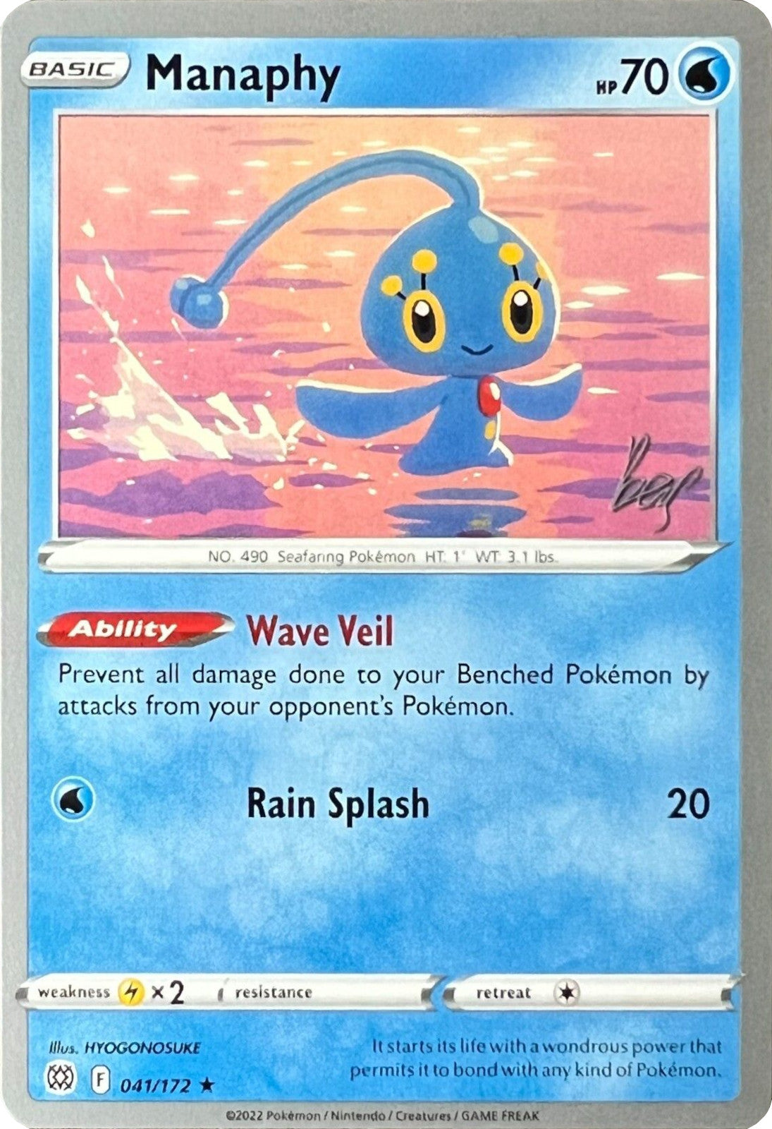 Manaphy (041/172) (Cheryl Again - Sebastian Lashmet) [World Championships 2022] | Exor Games New Glasgow