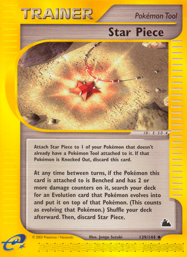 Star Piece (139/144) [Skyridge] | Exor Games New Glasgow
