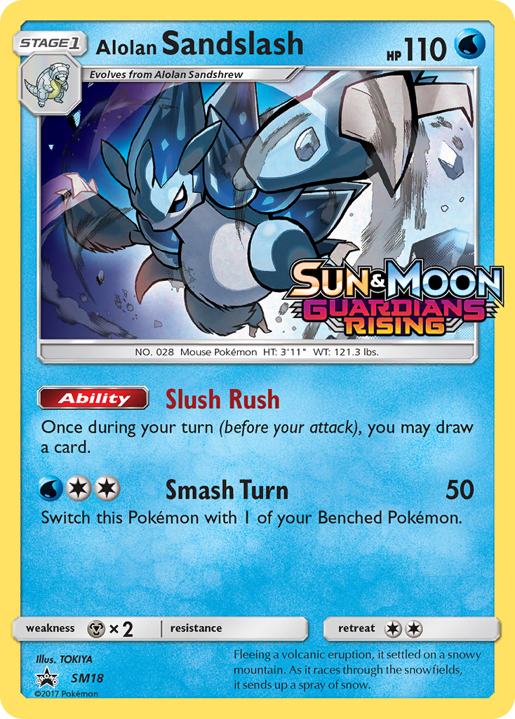 Alolan Sandslash (SM18) (Prerelease Promo) [Sun & Moon: Black Star Promos] | Exor Games New Glasgow