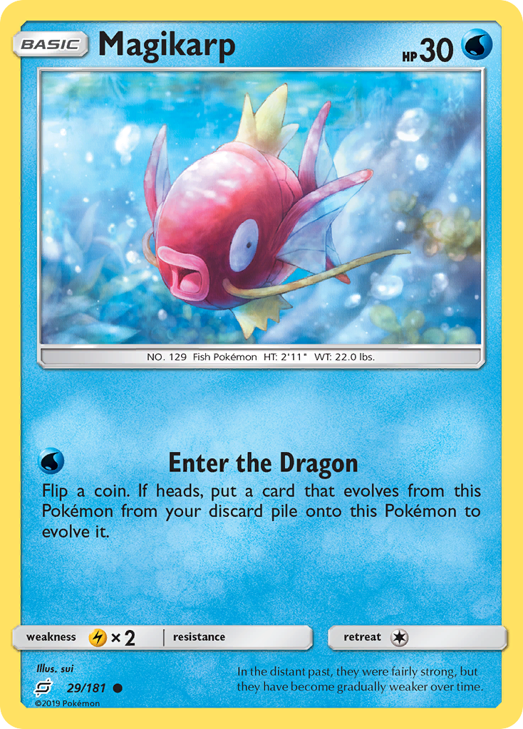 Magikarp (29/181) [Sun & Moon: Team Up] | Exor Games New Glasgow