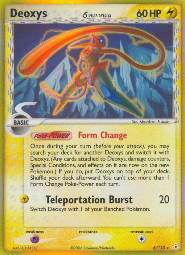 Deoxys (6/110) (Delta Species) [EX: Holon Phantoms] | Exor Games New Glasgow