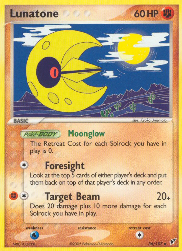 Lunatone (36/107) [EX: Deoxys] | Exor Games New Glasgow