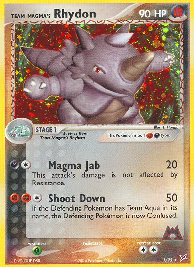 Team Magma's Rhydon (11/95) [EX: Team Magma vs Team Aqua] | Exor Games New Glasgow