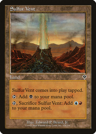 Sulfur Vent [Invasion] | Exor Games New Glasgow