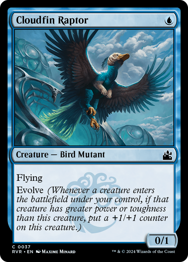 Cloudfin Raptor [Ravnica Remastered] | Exor Games New Glasgow