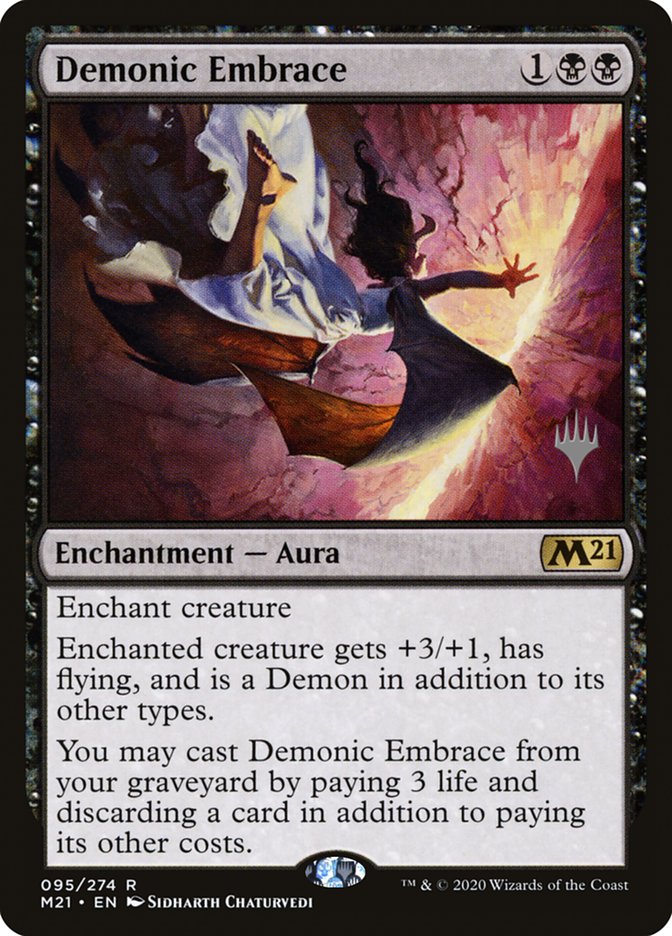 Demonic Embrace (Promo Pack) [Core Set 2021 Promos] | Exor Games New Glasgow