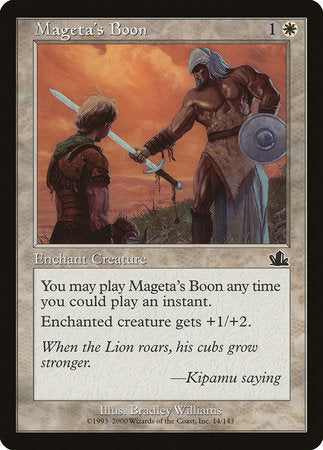 Mageta's Boon [Prophecy] | Exor Games New Glasgow