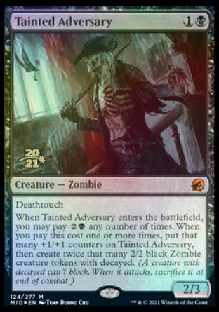 Tainted Adversary [Innistrad: Midnight Hunt Prerelease Promos] | Exor Games New Glasgow