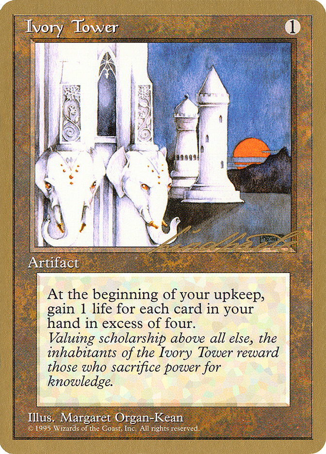 Ivory Tower (Leon Lindback) [Pro Tour Collector Set] | Exor Games New Glasgow