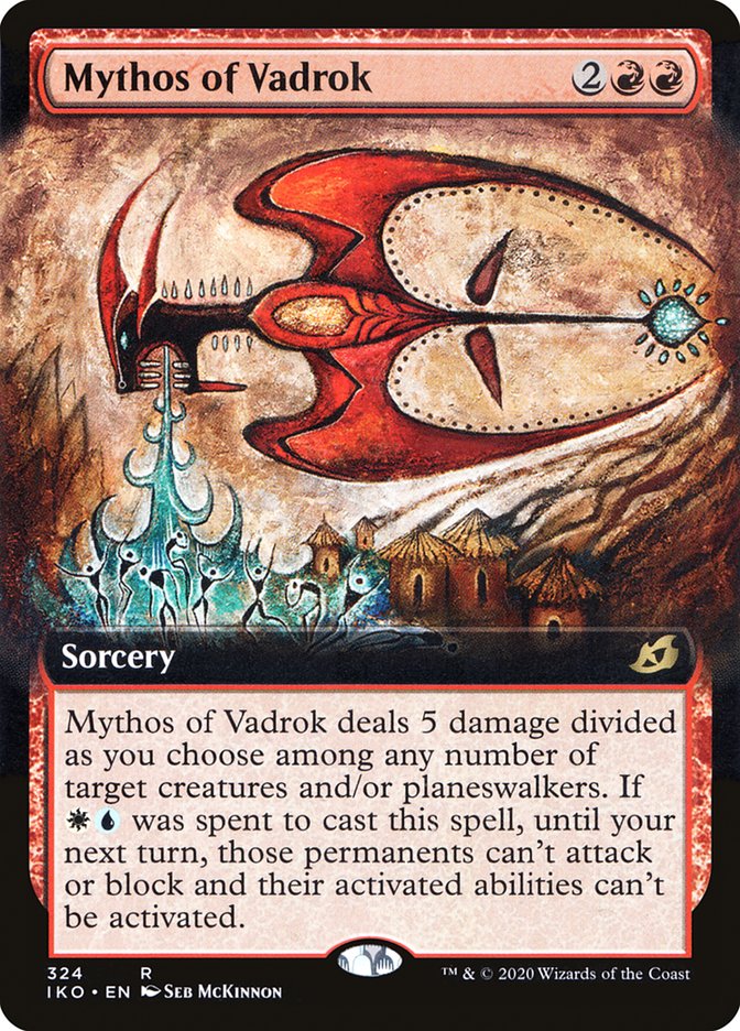 Mythos of Vadrok (Extended Art) [Ikoria: Lair of Behemoths] | Exor Games New Glasgow