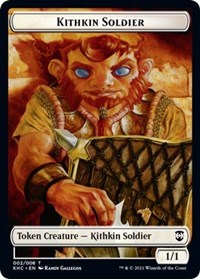 Kithkin Soldier // Pegasus Double-sided Token [Kaldheim Commander] | Exor Games New Glasgow