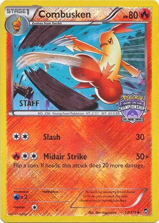 Combusken (13/111) (Championship Promo Staff) [XY: Furious Fists] | Exor Games New Glasgow