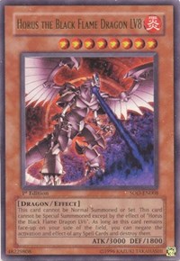 Horus the Black Flame Dragon LV8 [SOD-EN008] Ultra Rare | Exor Games New Glasgow