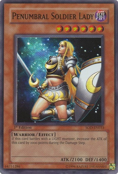 Penumbral Soldier Lady [SOD-EN033] Super Rare | Exor Games New Glasgow