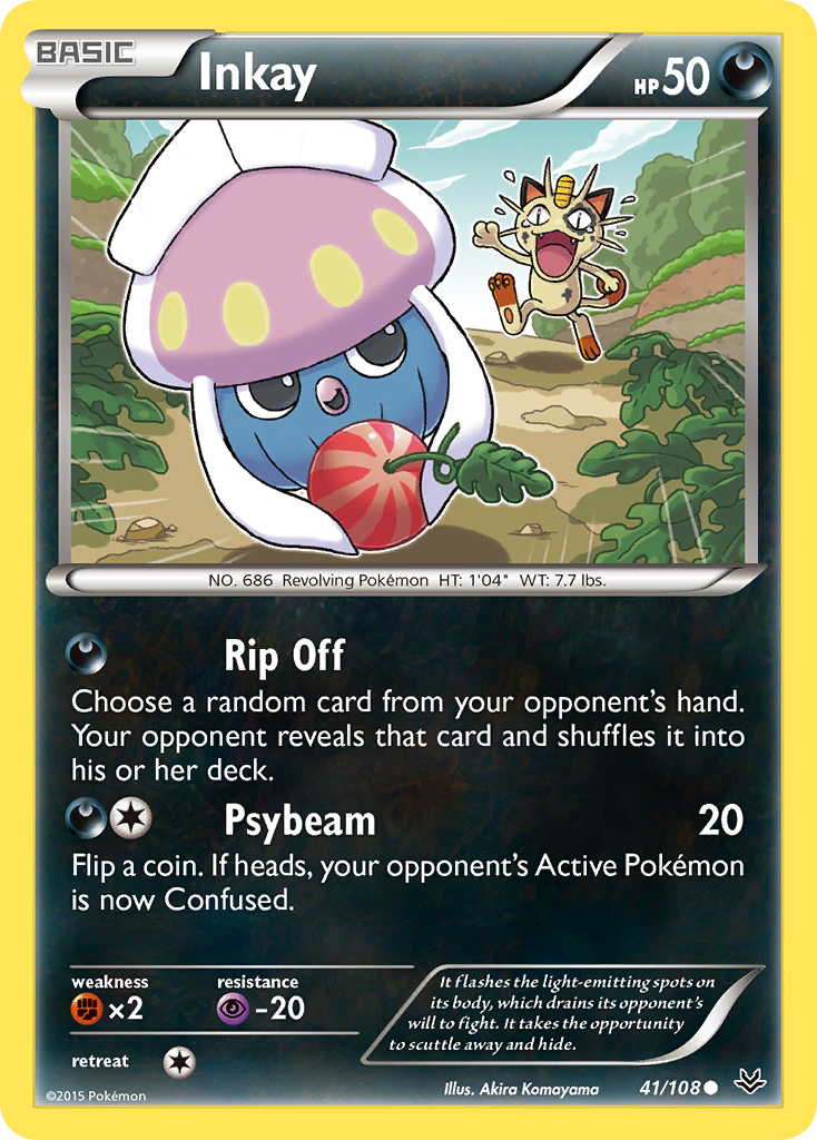 Inkay (41/108) [XY: Roaring Skies] | Exor Games New Glasgow