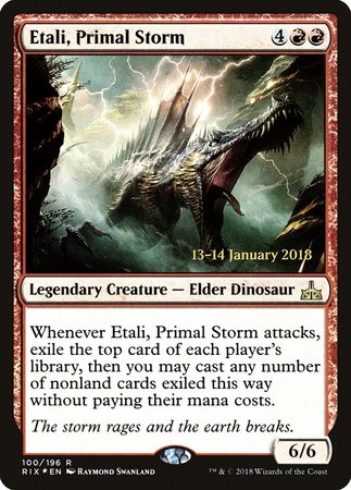 Etali, Primal Storm [Rivals of Ixalan Promos] | Exor Games New Glasgow