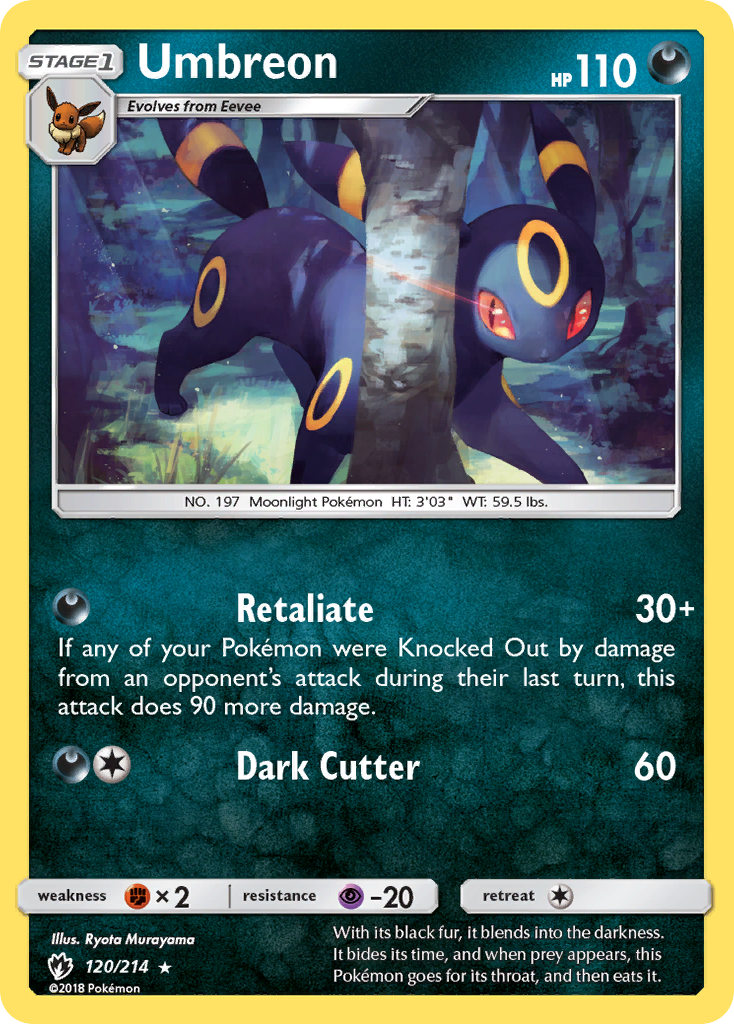 Umbreon (120/214) [Sun & Moon: Lost Thunder] | Exor Games New Glasgow