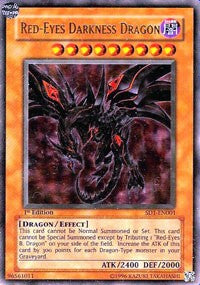 Red-Eyes Darkness Dragon [SD1-EN001] Ultra Rare | Exor Games New Glasgow