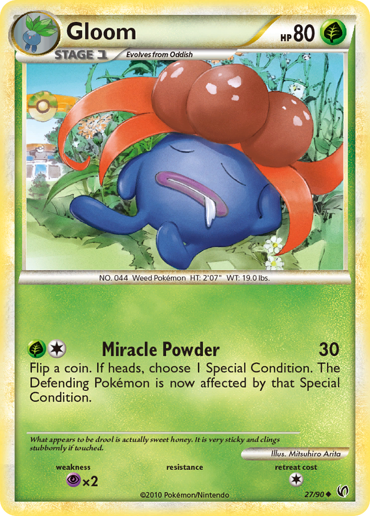 Gloom (27/90) [HeartGold & SoulSilver: Undaunted] | Exor Games New Glasgow