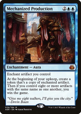 Mechanized Production [Aether Revolt] | Exor Games New Glasgow