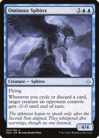 Ominous Sphinx [Hour of Devastation] | Exor Games New Glasgow
