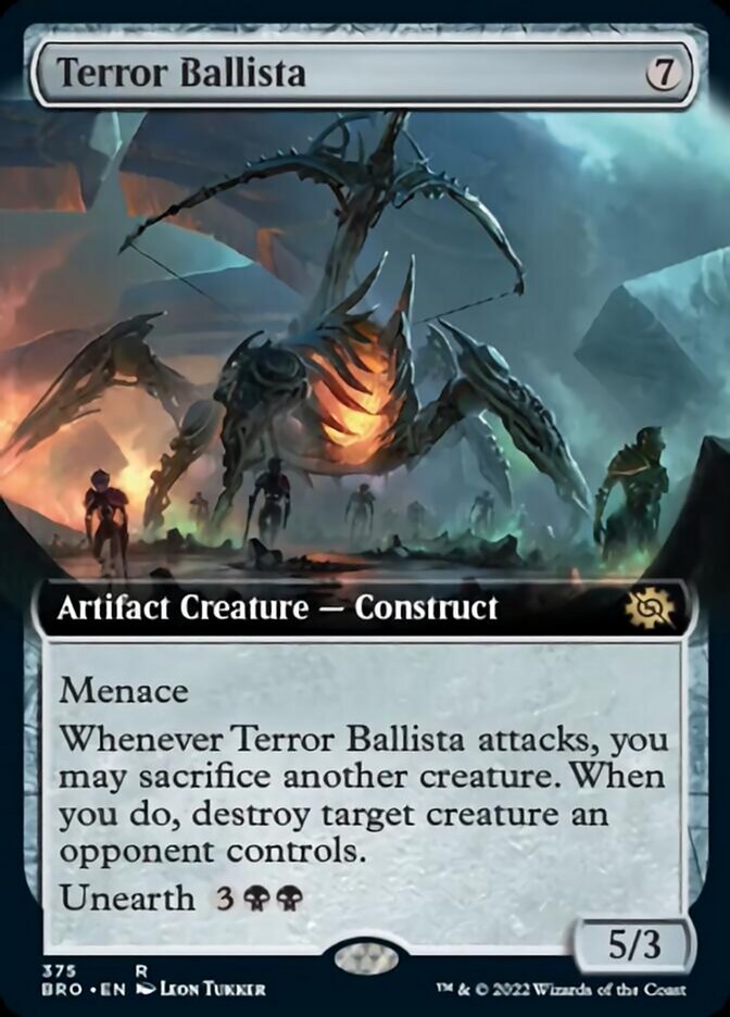 Terror Ballista (Extended Art) [The Brothers' War] | Exor Games New Glasgow