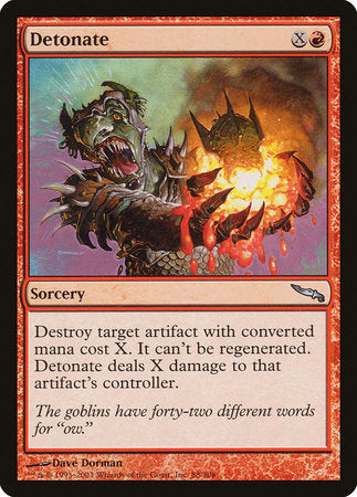 Detonate [Mirrodin] | Exor Games New Glasgow