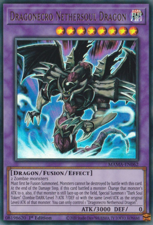 Dragonecro Nethersoul Dragon [MAMA-EN062] Ultra Rare | Exor Games New Glasgow