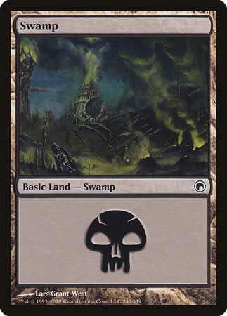 Swamp (240) [Scars of Mirrodin] | Exor Games New Glasgow