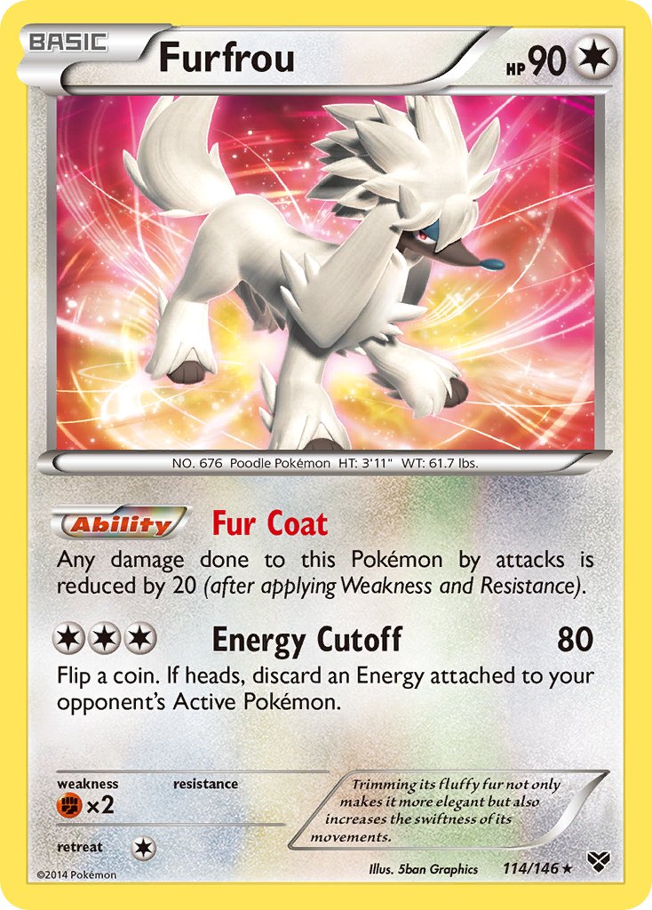 Furfrou (114/146)(Cosmos Holo) (Blister Exclusive) [XY: Base Set] | Exor Games New Glasgow