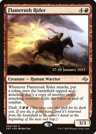 Flamerush Rider [Fate Reforged Promos] | Exor Games New Glasgow