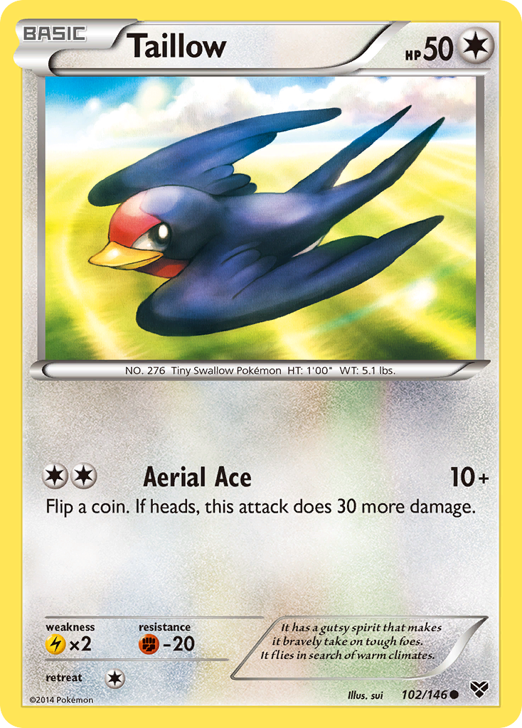 Taillow (102/146) [XY: Base Set] | Exor Games New Glasgow