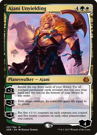 Ajani Unyielding [Aether Revolt] | Exor Games New Glasgow