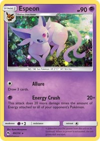 Espeon (89/214) (Cosmos Holo) (Blister Exclusive) [Sun & Moon: Lost Thunder] | Exor Games New Glasgow