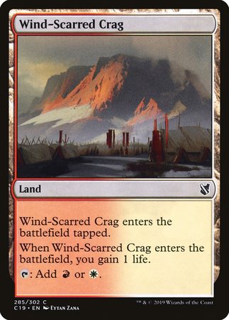 Wind-Scarred Crag [Commander 2019] | Exor Games New Glasgow