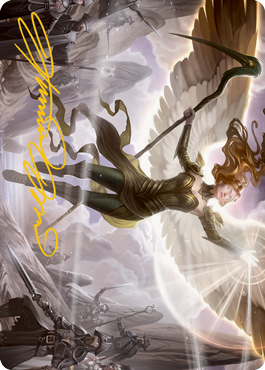 Sigarda's Splendor Art Card (Gold-Stamped Signature) [Innistrad: Midnight Hunt Art Series] | Exor Games New Glasgow