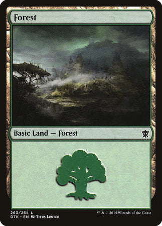 Forest (263) [Dragons of Tarkir] | Exor Games New Glasgow