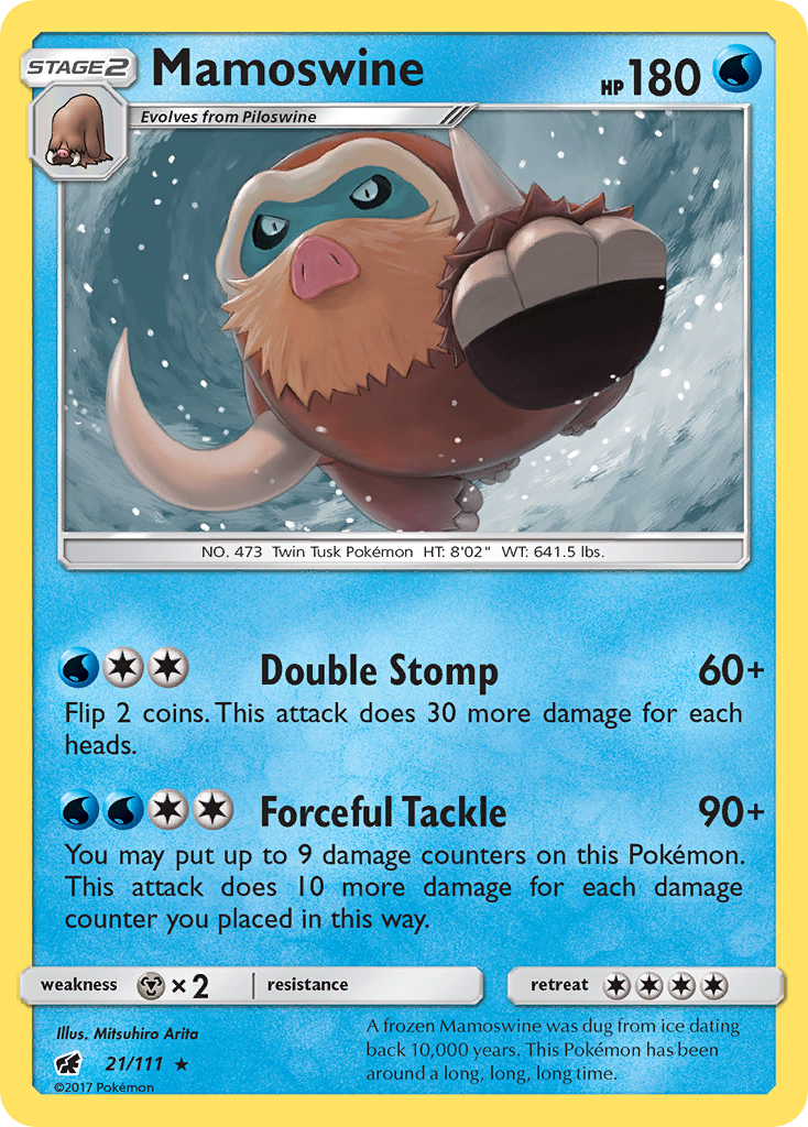 Mamoswine (21/111) [Sun & Moon: Crimson Invasion] | Exor Games New Glasgow