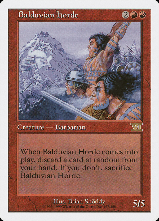 Balduvian Horde [Classic Sixth Edition] | Exor Games New Glasgow