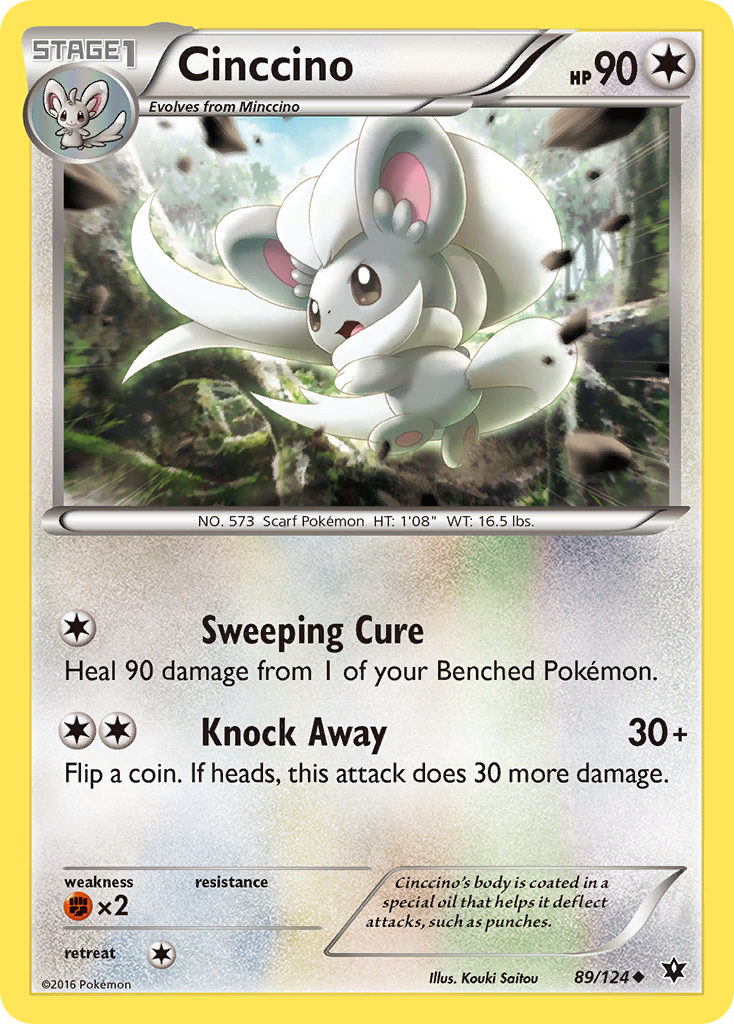 Cinccino (89/124) [XY: Fates Collide] | Exor Games New Glasgow