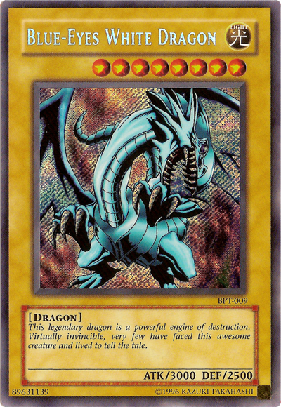 Blue-Eyes White Dragon [BPT-009] Secret Rare | Exor Games New Glasgow