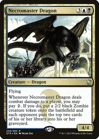 Necromaster Dragon [Dragons of Tarkir Promos] | Exor Games New Glasgow