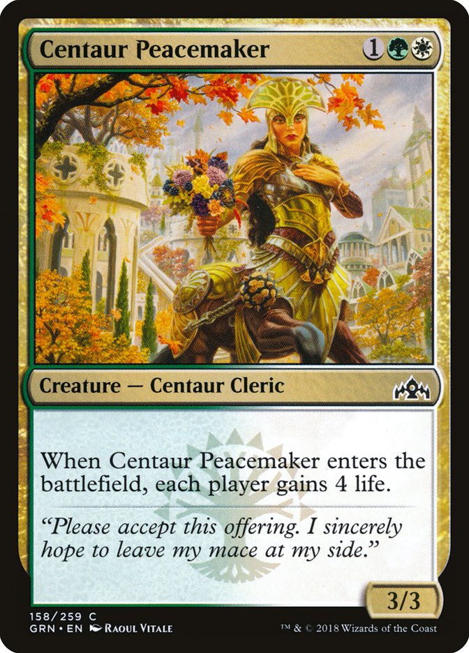 Centaur Peacemaker [Guilds of Ravnica] | Exor Games New Glasgow