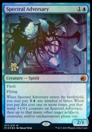 Spectral Adversary [Innistrad: Midnight Hunt Prerelease Promos] | Exor Games New Glasgow