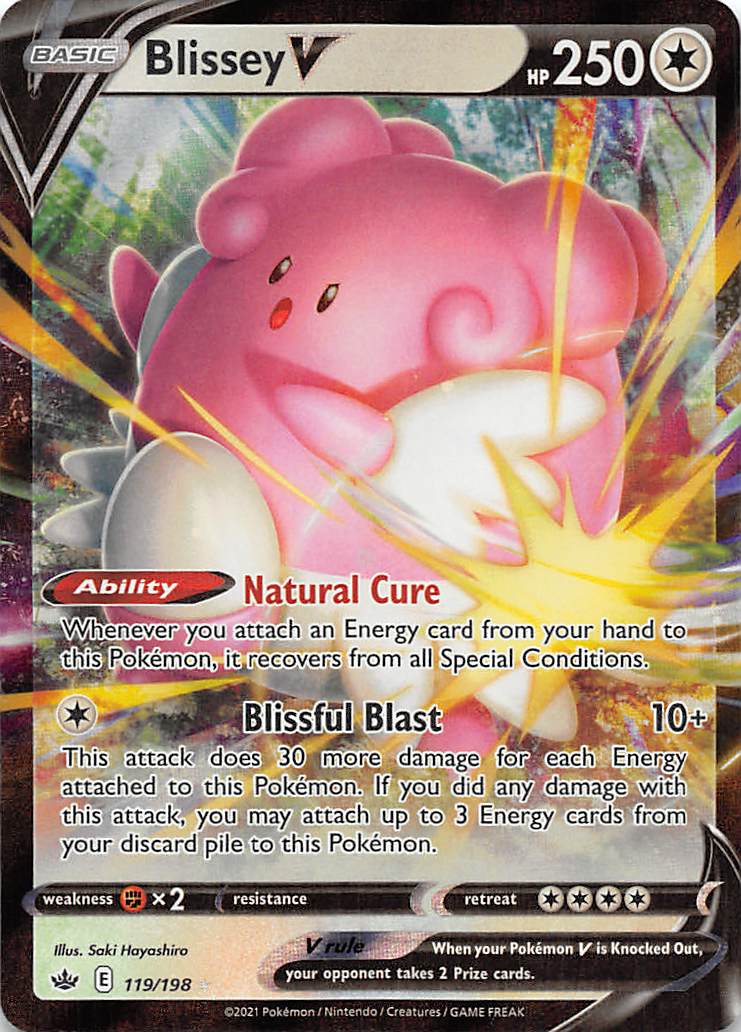 Blissey V (119/198) [Sword & Shield: Chilling Reign] | Exor Games New Glasgow